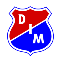 Logo of Corporación Deportiva Independiente Medellín featuring red and blue colors. \n\nCaption: Explore our collectio