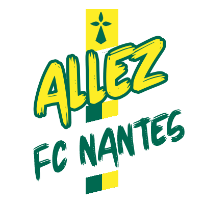 FC Nantes themed baby product featuring the vibrant team colors and logo, perfect for little fans.\n\nCaption: Show yo
