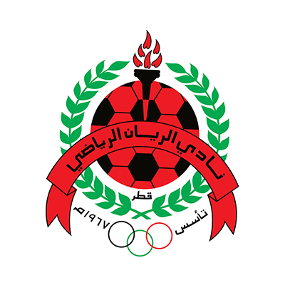 Al-Rayyan Sports Club logo featuring a soccer ball and laurel wreath, ideal for baby gear themed around sports.\n\nCap