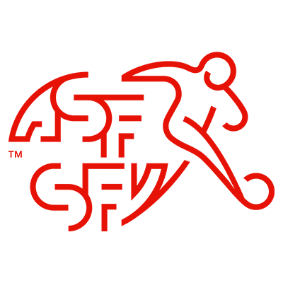 Switzerland national football team logo, perfect for baby items celebrating sports enthusiasm.\n\nCaption: Celebrate y