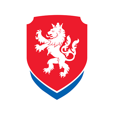 Czech Republic national football team logo, suitable for baby products like bibs and booties.\n\nCaption: Support your
