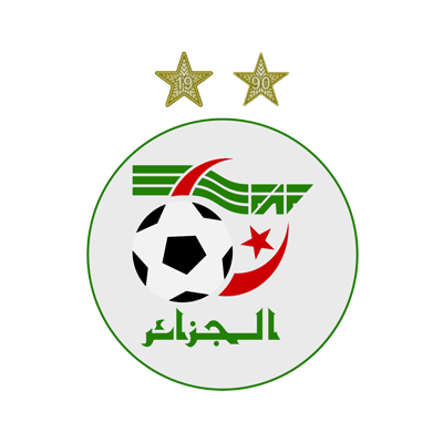 Algeria national football team logo designed for baby products like bodysuits and hats.\n\nCaption: Celebrate team spi