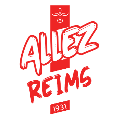 Stade de Reims baby products logo in red and white, perfect for supporting your little one in style.\n\nCaption: Show 