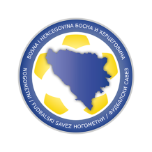 Bosnia Herzegovina national football team logo for baby products like bodysuits and bibs.\n\nCaption: Show your suppor