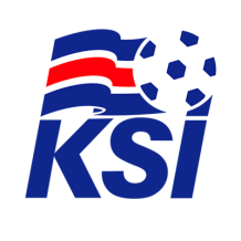 Iceland national football team logo, featuring a flag and soccer ball, ideal for baby items.\n\nCaption: Show your tea
