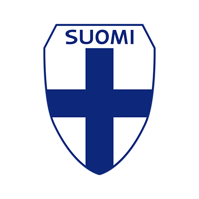Finland national football team logo, perfect for baby items like bodysuits and bibs at pacifier-baby.com.\n\nCaption: 