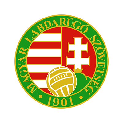 Hungary national football team logo, ideal for baby products like bodysuits and bibs at pacifier-baby.com.\n\nCaption: