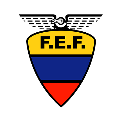 Ecuador national football team emblem featuring yellow, blue, and red colors, perfect for baby items and fan gear.\n\n