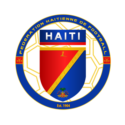 Haiti national football team logo, suitable for baby items like bodysuits and bibs at pacifier-baby.com.\n\nCaption: C