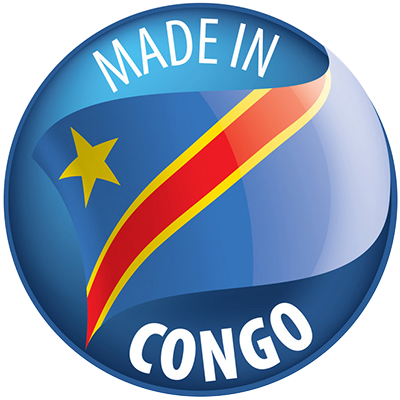 Logo showing \"Made in CONGO,\" representing high-quality baby products.\n\nCaption: Discover our unique baby products