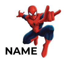 Spiderman baby products featuring the iconic superhero, perfect for pacifiers, bibs, and bodysuits.\n\nCaption: Dress