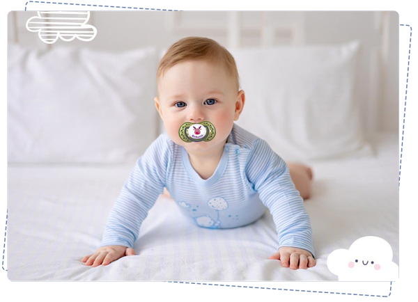 Personalized baby pacifier